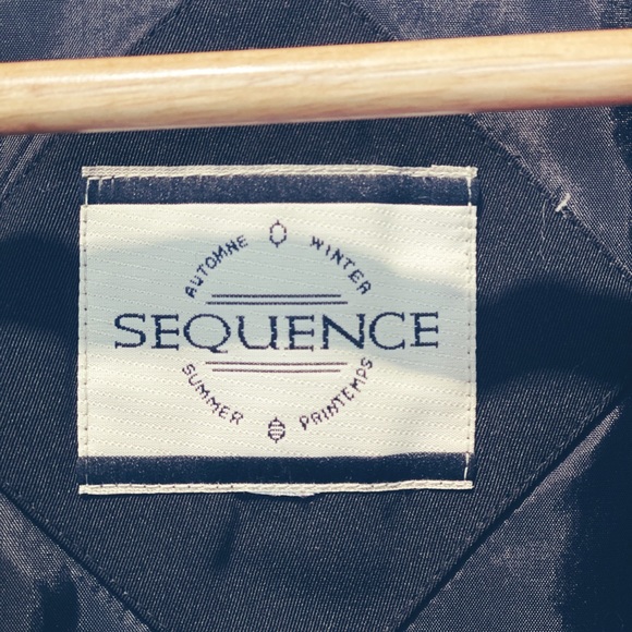 Vintage Unisex Black Trench Coat - Picture 5 of 6